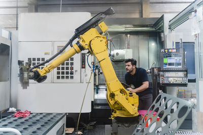 Man working in factory