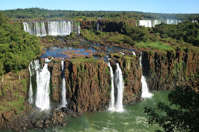 Iguazu falls from the brazilian side, foz do iguacu, brazil