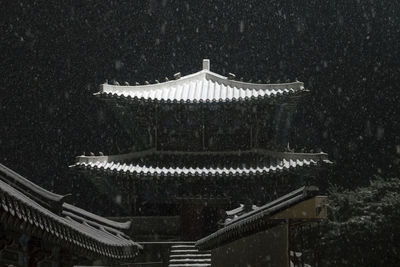 High angle view of roof of building