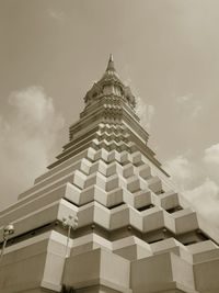 Low angle view of building against sky