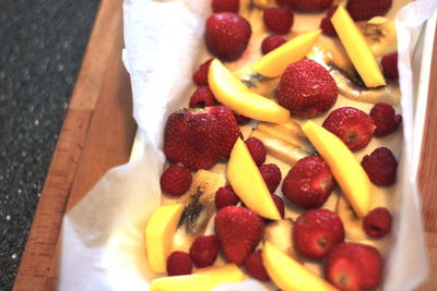 Close-up of strawberries