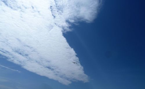 Low angle view of clouds in sky