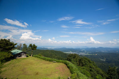 Scenic view of landscape against sky