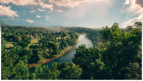 Scenic view of landscape against sky