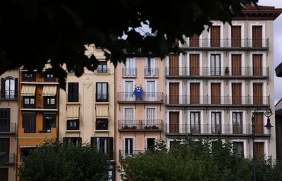 Residential buildings in city