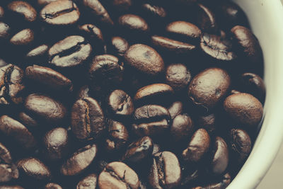 Full frame shot of coffee beans