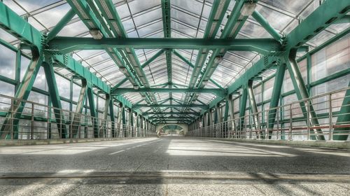 Empty corridor in modern building