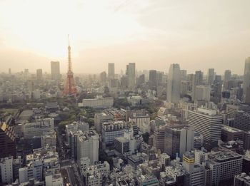 Aerial view of cityscape