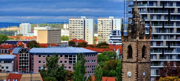 Buildings in city