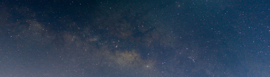 Low angle view of stars in sky