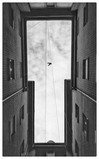 Low angle view of buildings against sky