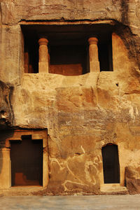 Low angle view of historical building