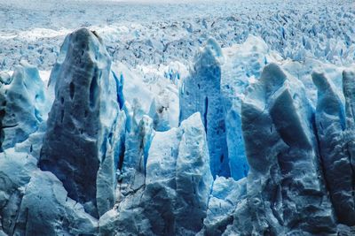 High angle view of moreno glacier