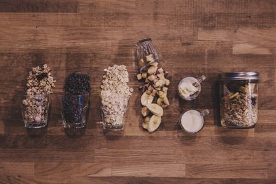 Close-up of food on table