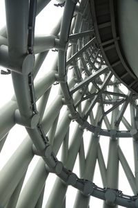 Low angle view of metal structure