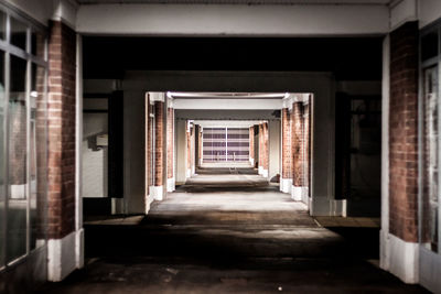 Corridor of building