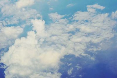 Low angle view of cloudy sky