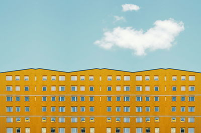 Low angle view of building against sky