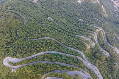 High angle view of landscape