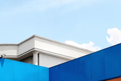 Low angle view of building against sky