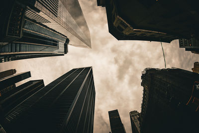 Low angle view of modern building