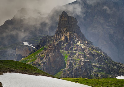 View of mountain range