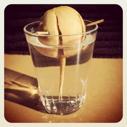 Close-up of drink on table