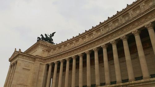 Low angle view of building against sky