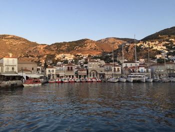 Town with buildings in background