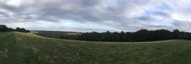 Scenic view of landscape against sky