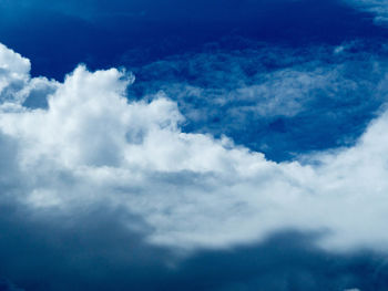 Low angle view of clouds in sky