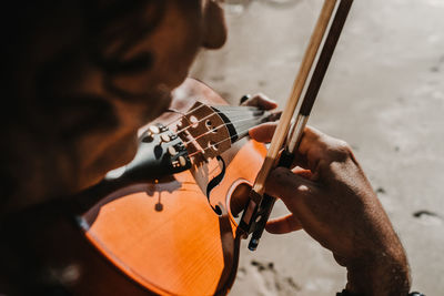 Man playing violin