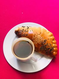 Close-up of cup of coffee