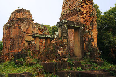 Low angle view of a temple