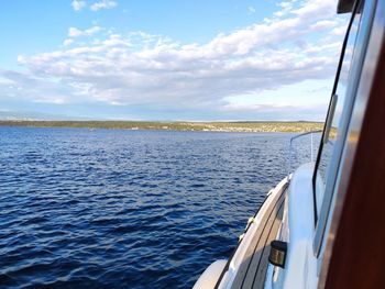 Panoramic view of sea against sky