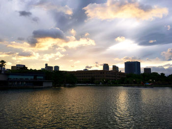 River with buildings in background