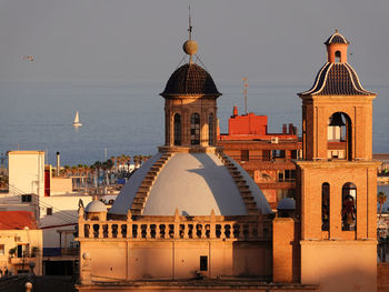 Evening view of the church