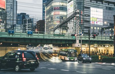 Traffic on city street