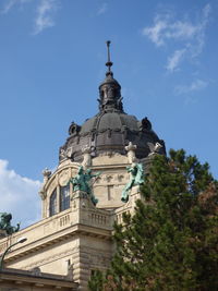 Low angle view of building against sky