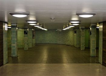 Empty subway station