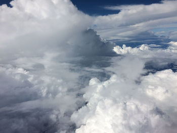 Low angle view of clouds in sky