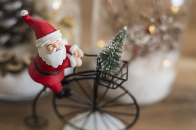 Christmas ornaments on tree