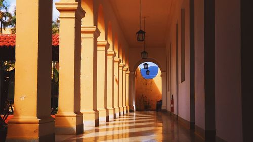 Corridor of building