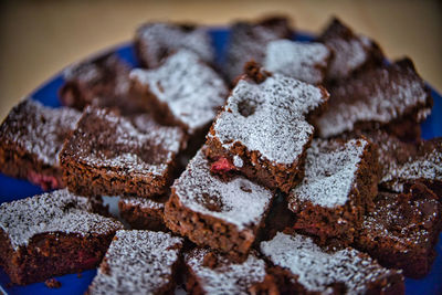 Close-up of cake on plate