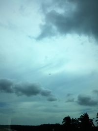 Low angle view of storm clouds in sky