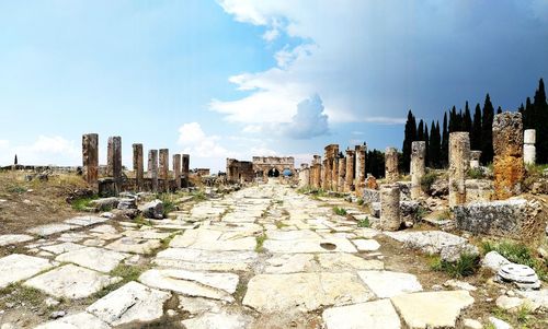 Panoramic view of ancient greek city