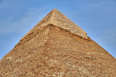 Low angle view of historical building against sky