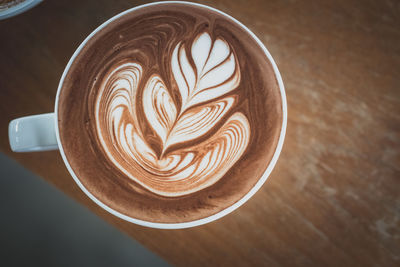 Close-up of coffee on table