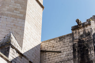 Low angle view of historical building against sky