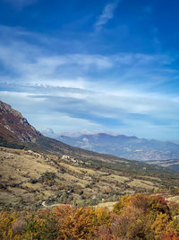 Scenic view of landscape against sky